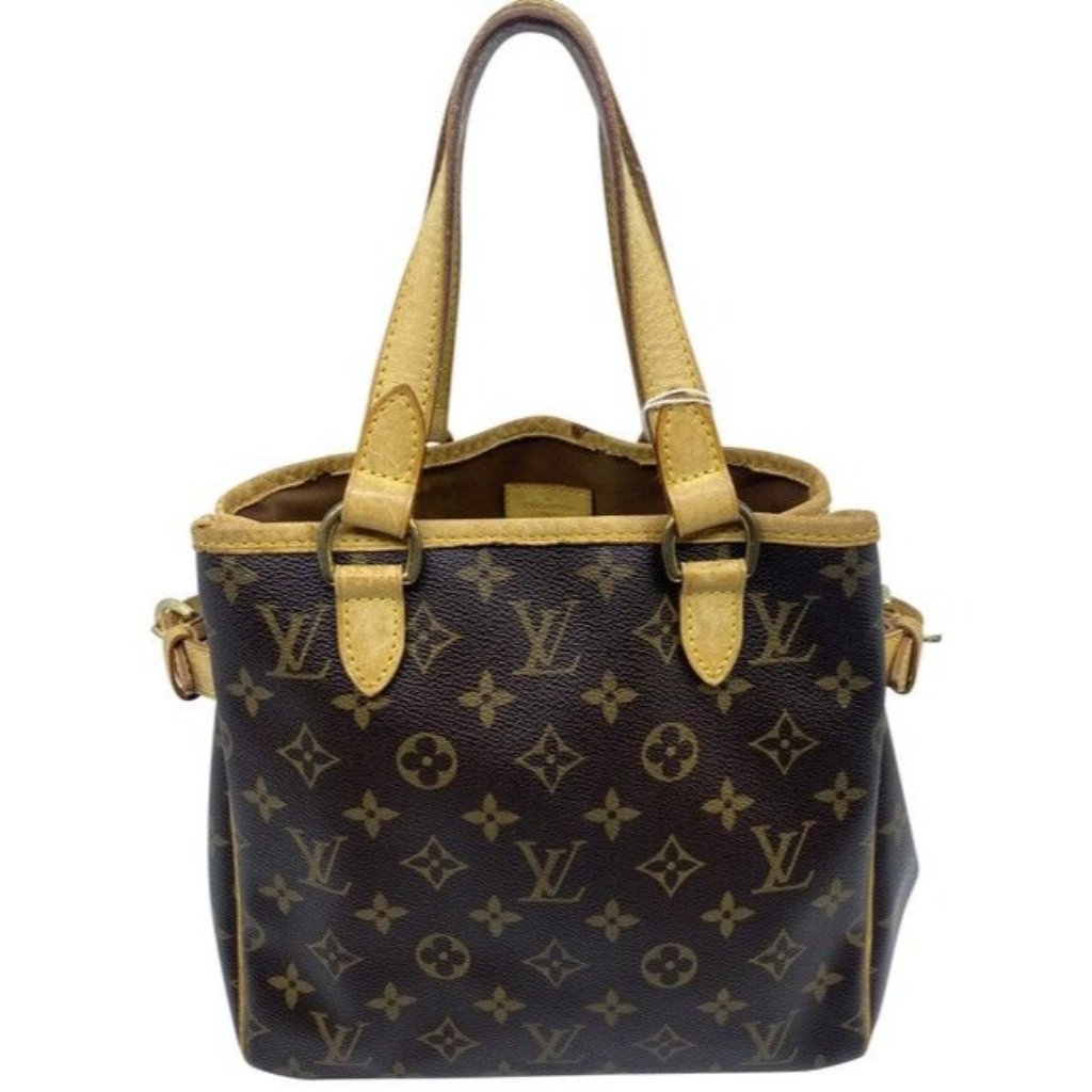 Louis Vuitton Batignolles Vertical Brown Monogram Canvas Shoulder Bag